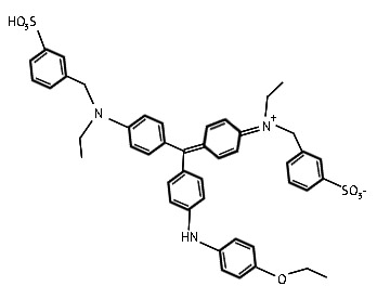 Coomassie Blue R-250 structure